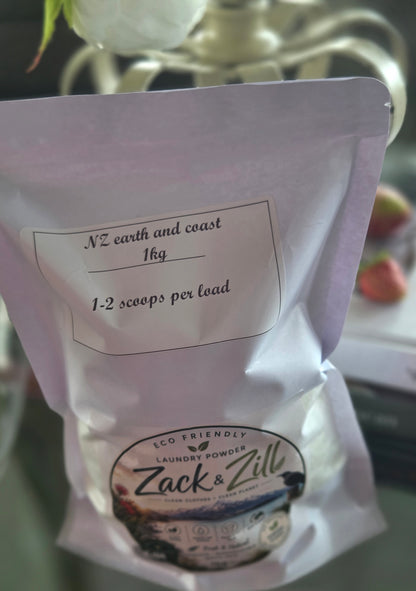 NZ earth and coast 1kg washing powder
