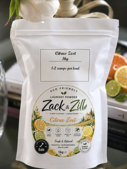 Citrus Zest Washing Crystals Fresh Scent 1kg