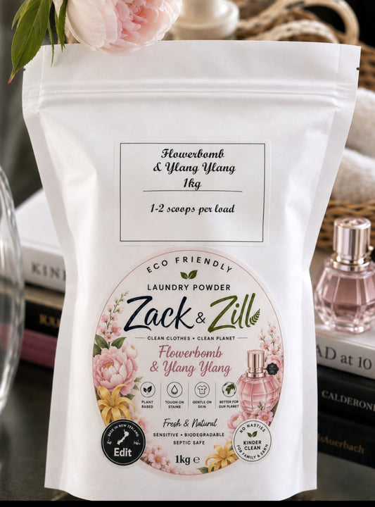 Flowerbomb and Ylang Ylang 1kg washing powder